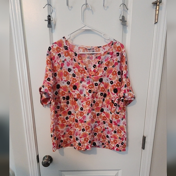 Linen Charter Club Luxury Linen Top Size Extra Large - Picture 1 of 5